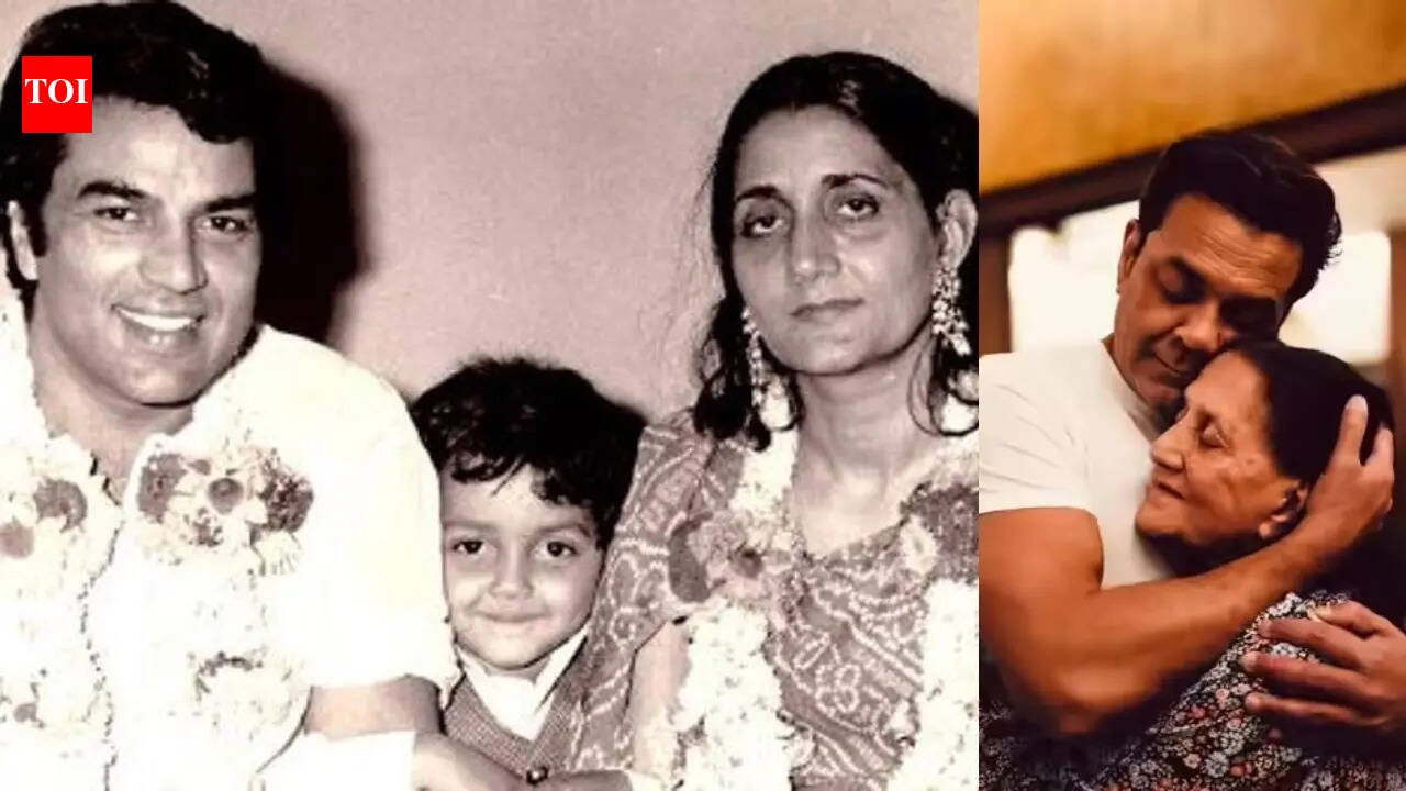 Bobby Deol říká, že jeho matka Prakash Kaur nenechala Dharmendru slávu a slávu, aby se dostala k ní, byla prostá: 'Matka hraje velkou roli v tom, jak děti jsou' | Novinky z hindského filmu