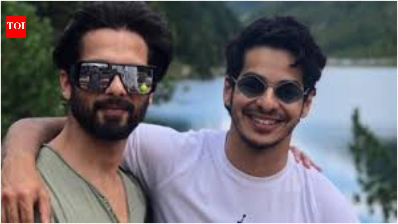 Ishaan Khatter: 'Vyměnil mi plenky, takže každá hádka končí: 'Jsem starší než ty': Ishaan Khatter otevírá svůj 15letý věkový rozdíl s hvězdou 'Cocktail 2' Shahidem Kapoorem | Novinky z hindského filmu