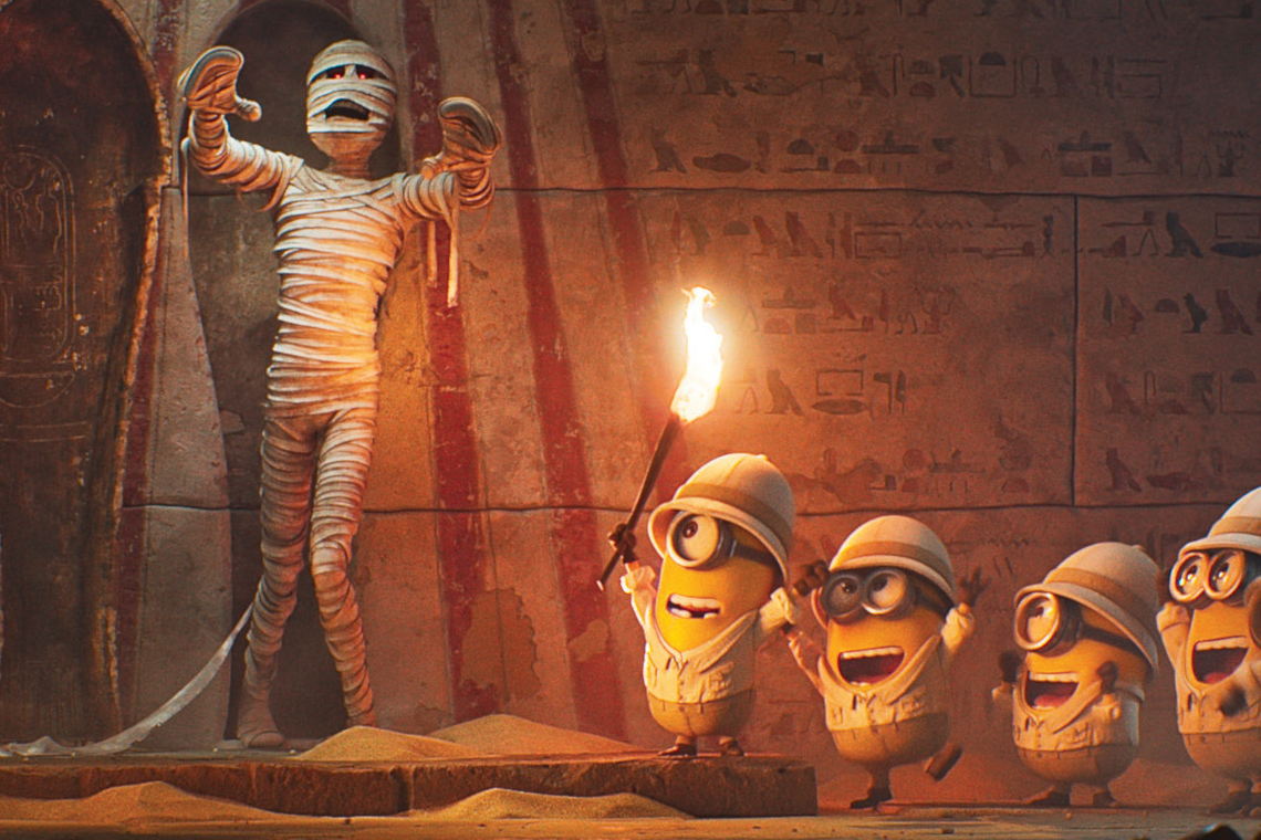 Recenze filmu 'Minions & Monsters: The Canary-Colored Critters' Nejnovější vozidlo v hlavní roli se vrací do raného Hollywoodu a dosahuje kreativního maxima