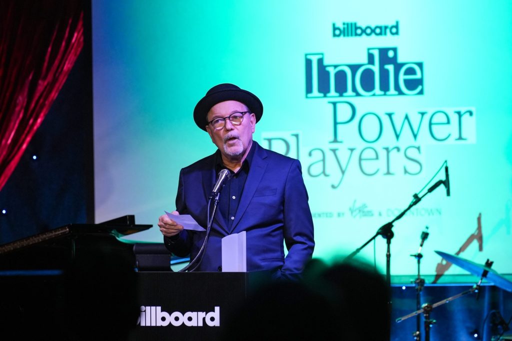 Ruben Blades přebírá cenu Icon Award na 2026 Indie Power Players: Speech
